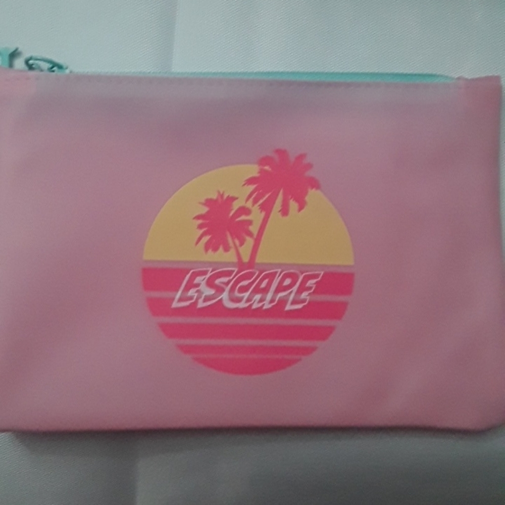 Small, makeup bag. Great for travel